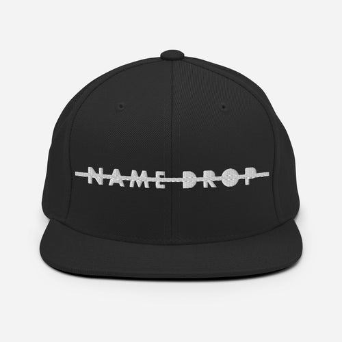 NAME DROP Classic Snapback Hat