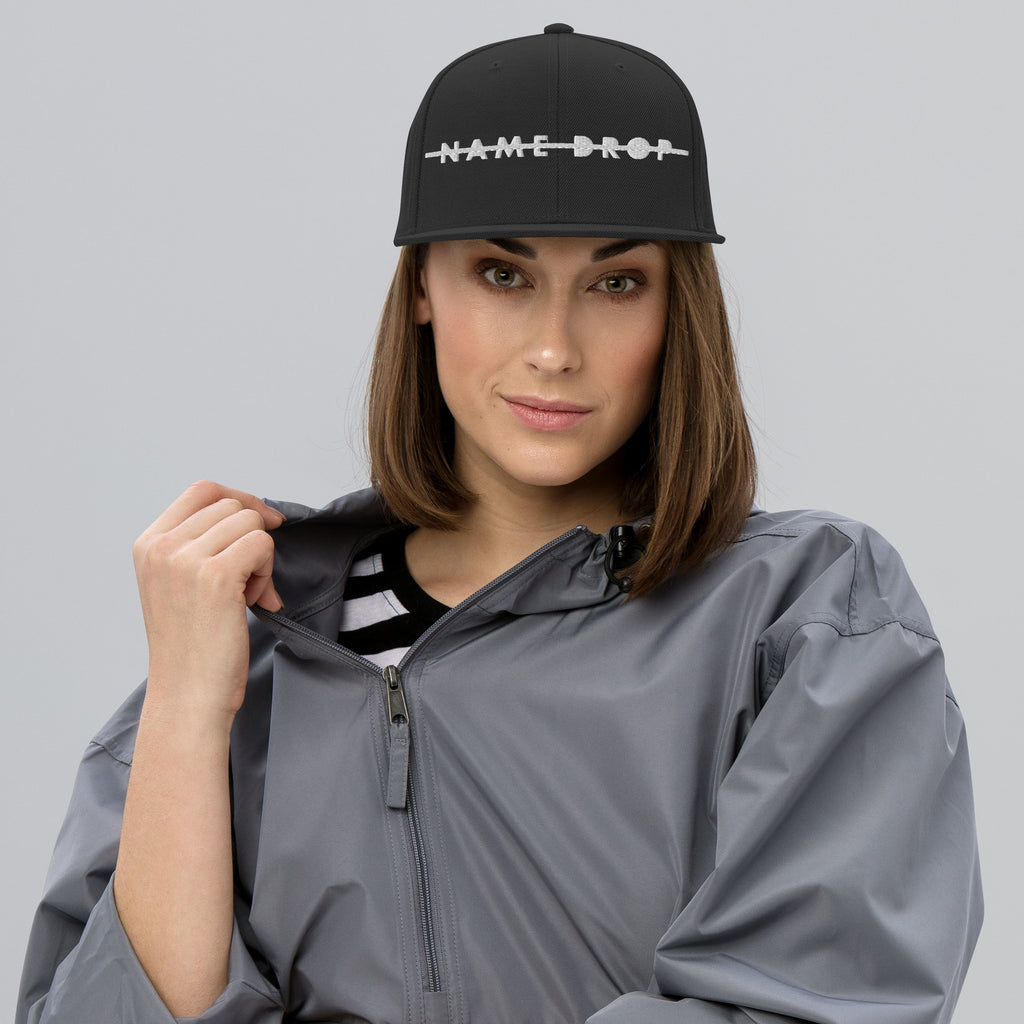 NAME DROP Classic Snapback Hat