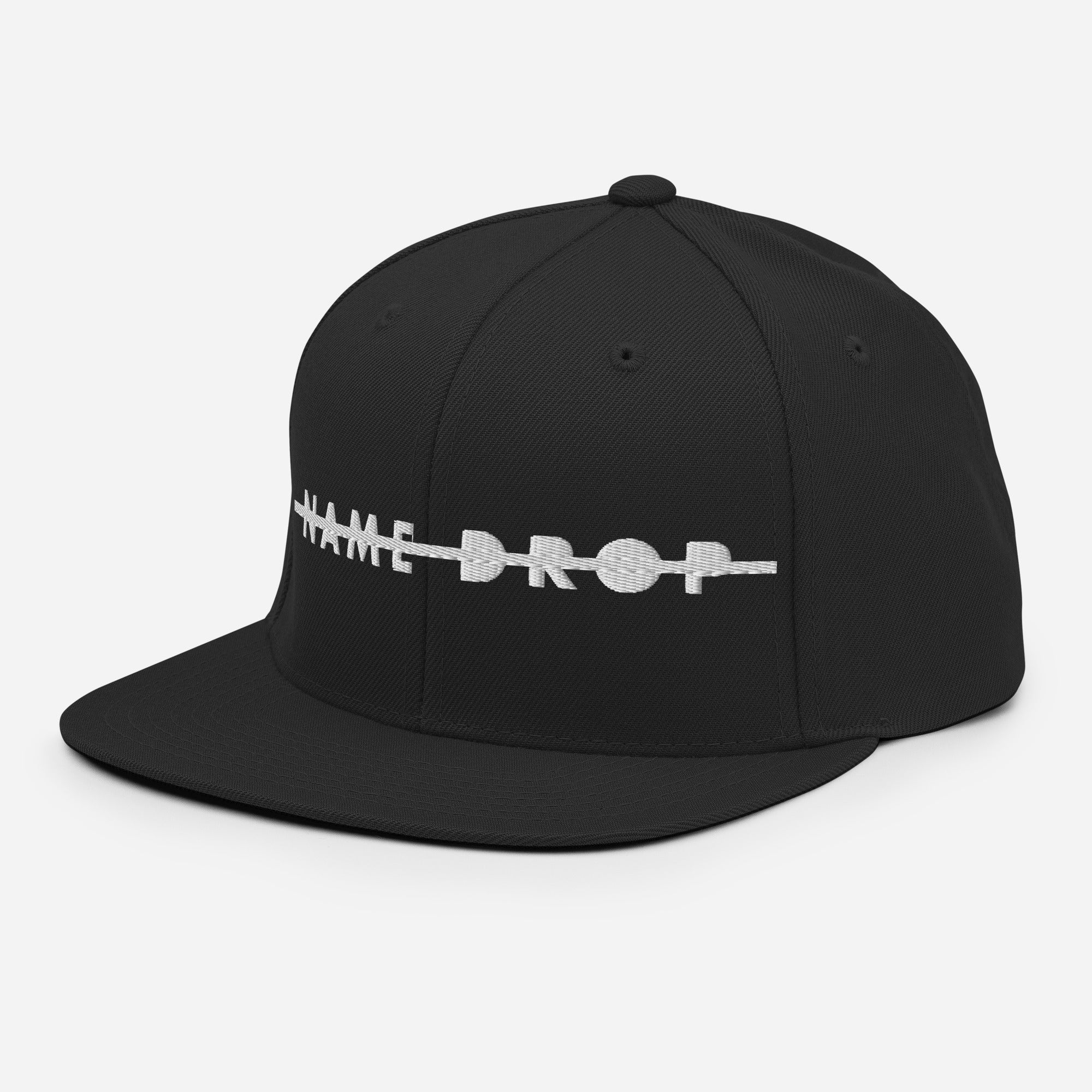 NAME DROP Classic Snapback Hat