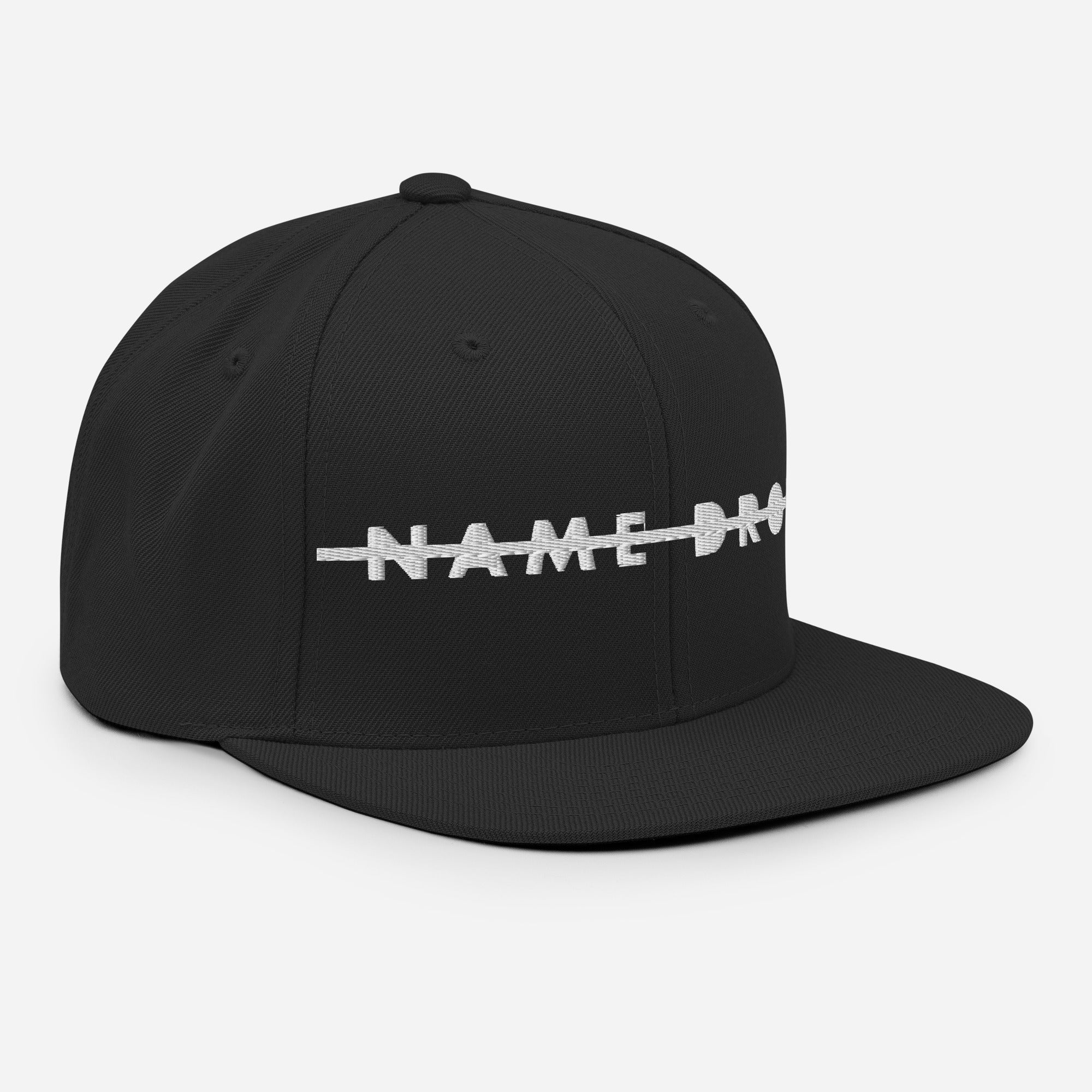 NAME DROP Classic Snapback Hat